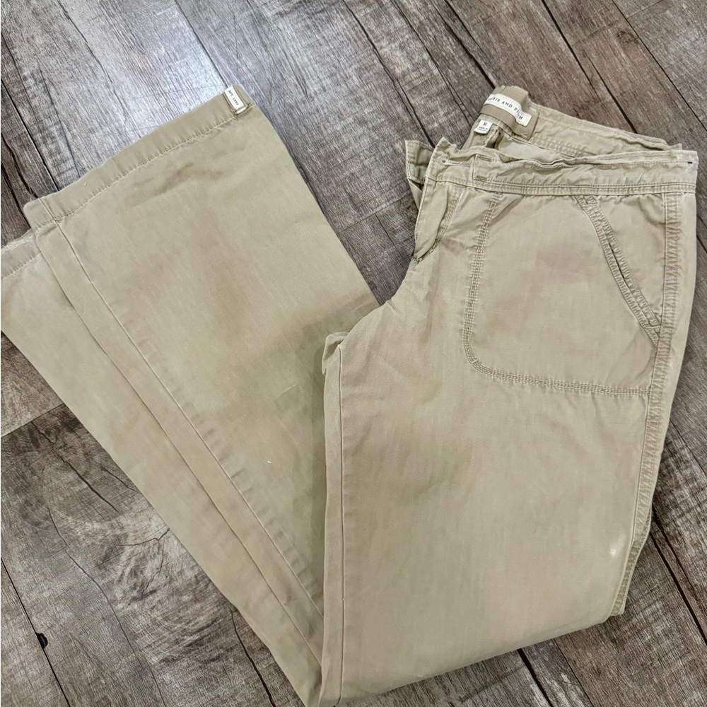 Vintage Abercrombie & Fitch Women’s Khaki Cotton Pants Size M